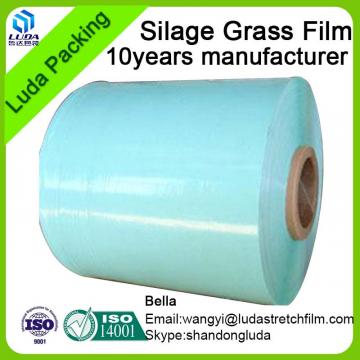 high quality width bale wrap film green width hay bale wrapping film