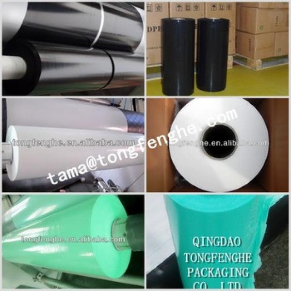 Black/ Green/ White colour film LLDPE silage wrap stretch film for grass packing #1 image