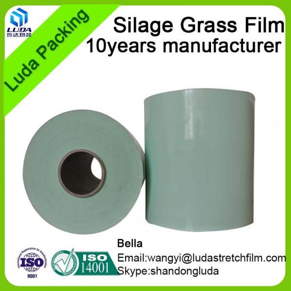 high quality width bale wrap film green width hay bale wrapping film #5 image